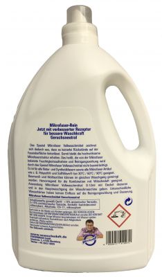 Mikrofaser Rein Universal+ Vollwaschmittel mit Tensid+ 3 x 2,5 Liter